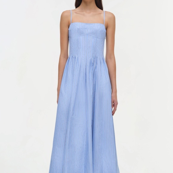 Jonathan Simkhai Light Blue Maxi Dress - Picture 1 of 4